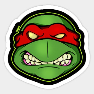 Raphael is cool but crude, By Blood Empire Sticker